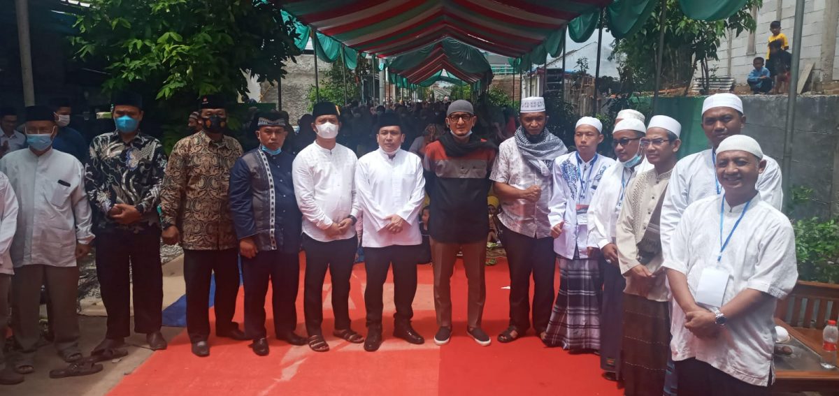 Perayaan Maulid Nabi Muhammad oleh KOMBES Cikarang, Senin (29/11/2021)/Andy Sagita