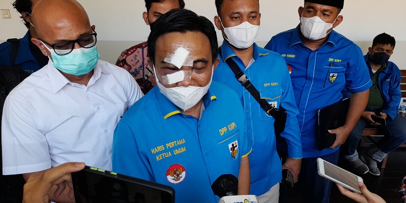 Ketum KNPI Haris Pertama, Pelapor Ferdinand Hutahean Dikeroyok OTK_Inlink.id