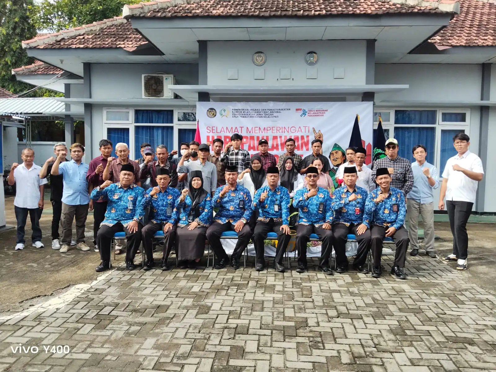 Bapas Pati Melaksanakan Upacara Peringatan Hari Pahlawan Tahun 2025 Secara Khidmat