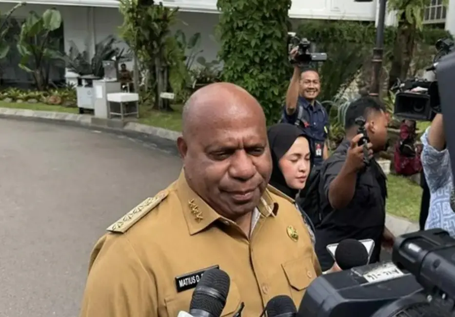 Gubernur Papua Mathius Fakhiri Hadiri Pertemuan dengan Presiden Prabowo di Istana Negara