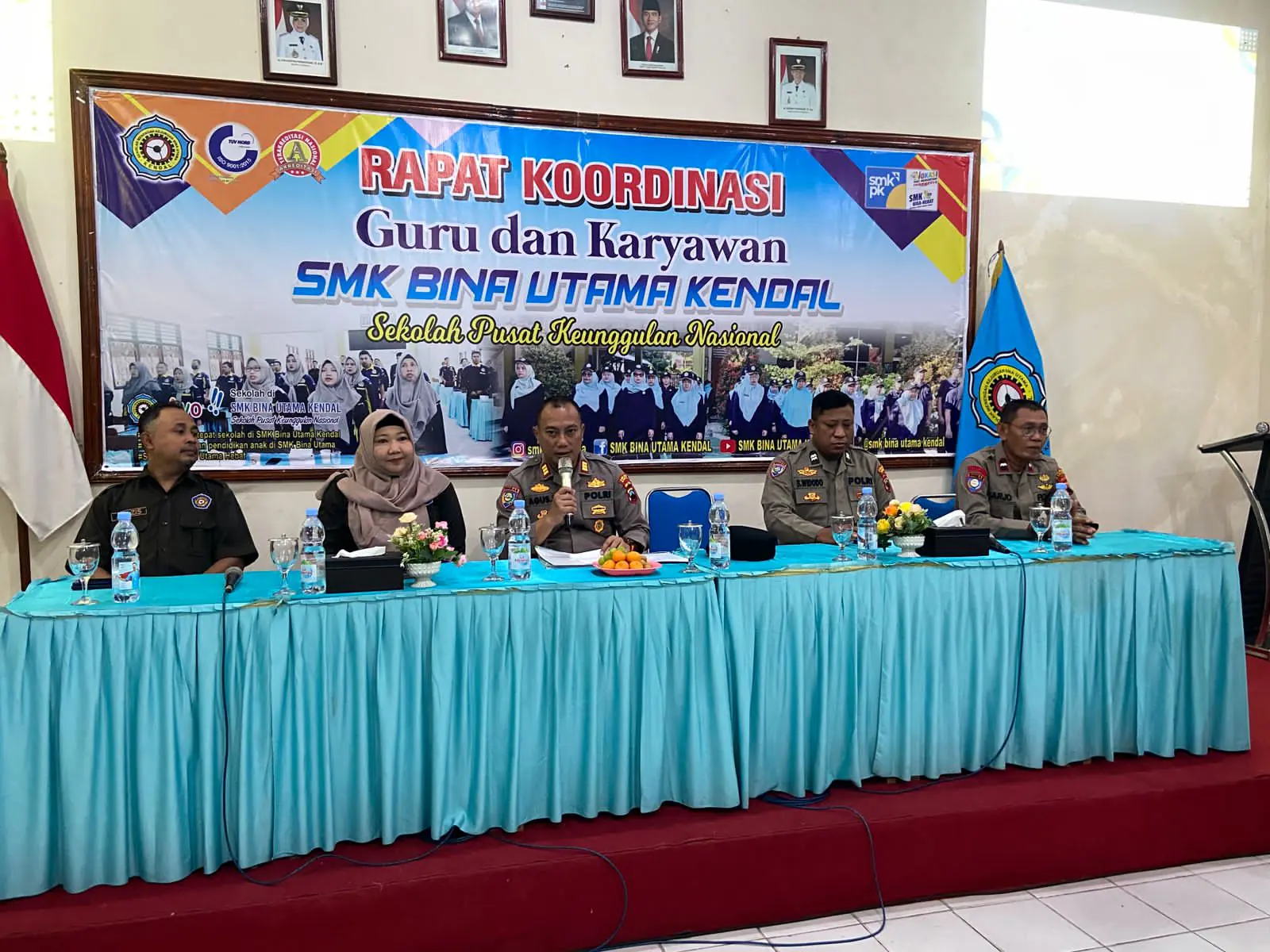 Perkuat Kedisiplinan Siswa, Sat Binmas Polres Kendal Gelar Pembinaan Karakter di SMK Bina Utama