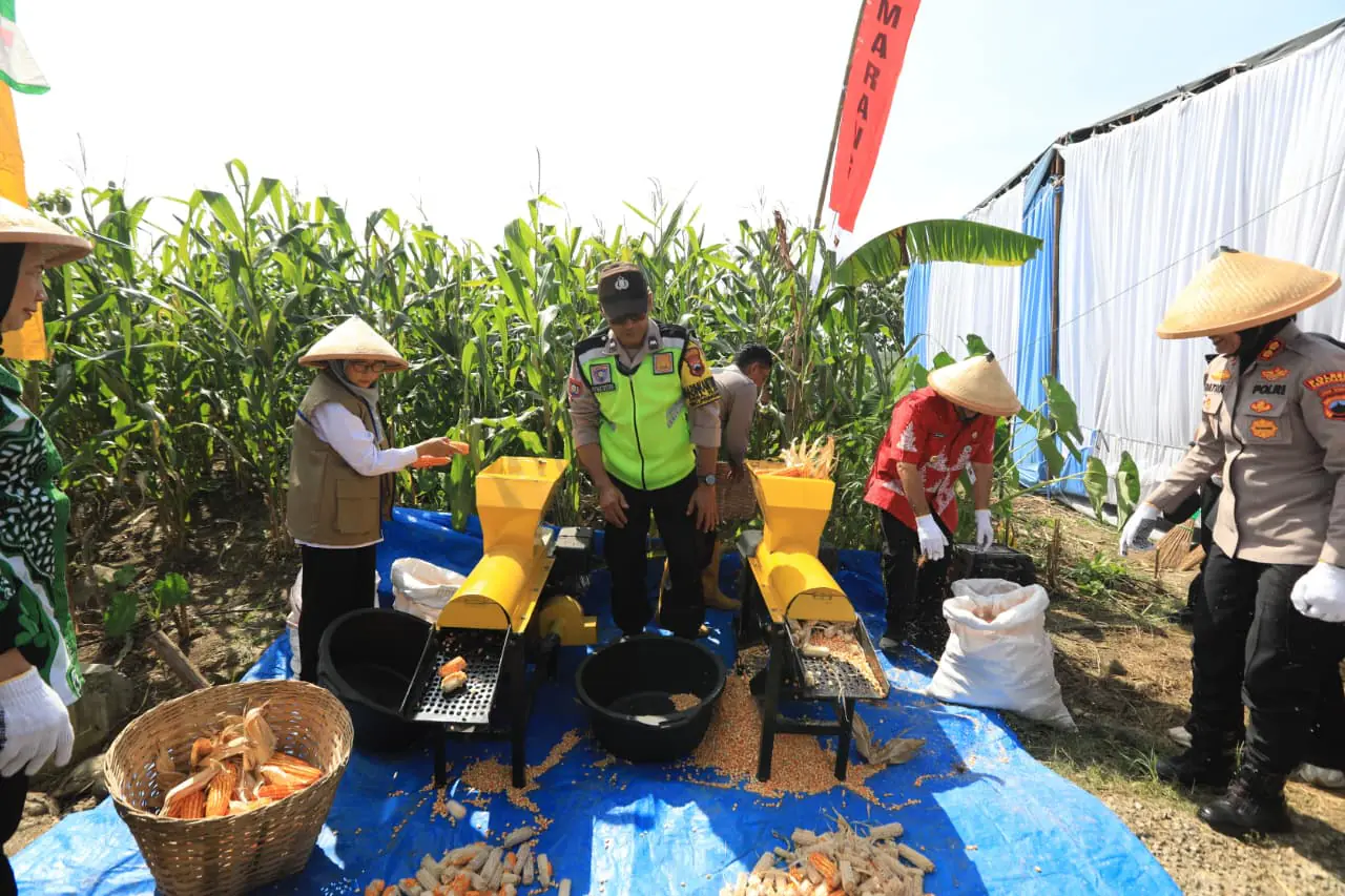 Panen kuartal IV, Polres Semarang sumbangkan total 45,94 Ton