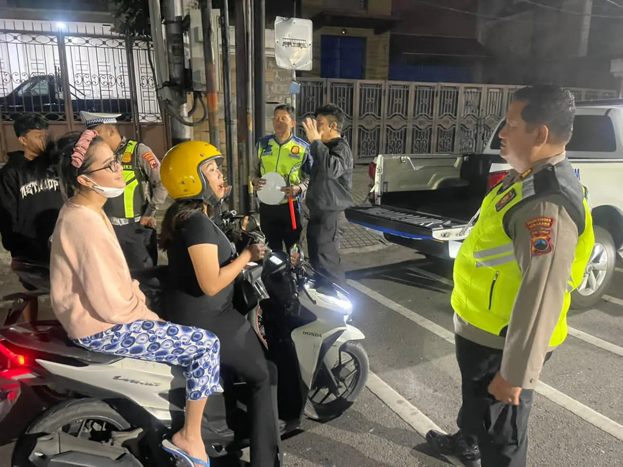 Polrestabes Semarang Kembali Gelar Operasi Gabungan, Balap Liar di Jalan Dr. Cipto Ditindak Tegas